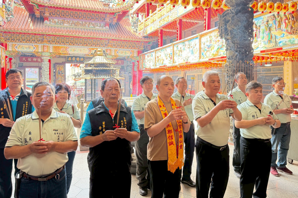 崑崙白鶴仙宮 前往 大里杙福興宮 參拜天上聖母（大里杙媽）及宮務交流 32000X1333 1