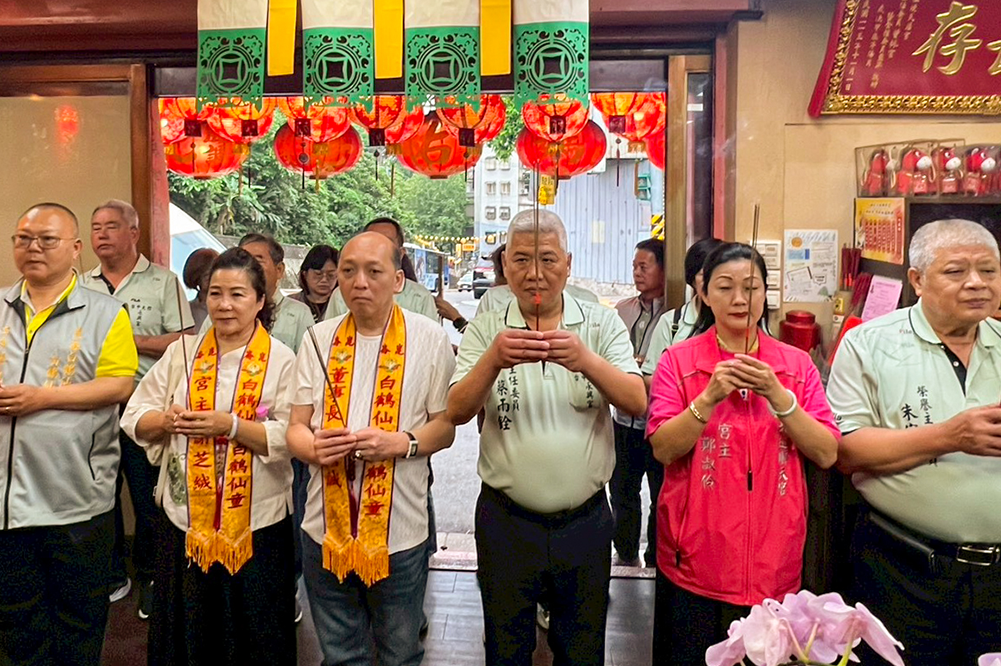 崑崙白鶴仙宮一行，前往 北巡順天宮 參訪交流，虔誠參拜 天上聖母，祈求庇佑 30505