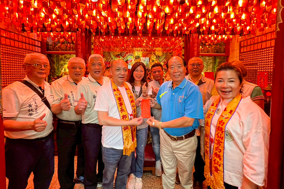 崑崙白鶴仙宮一行，前往 松山慈雲宮 參訪交流，虔誠參拜 天上聖母，祈求庇佑 40504