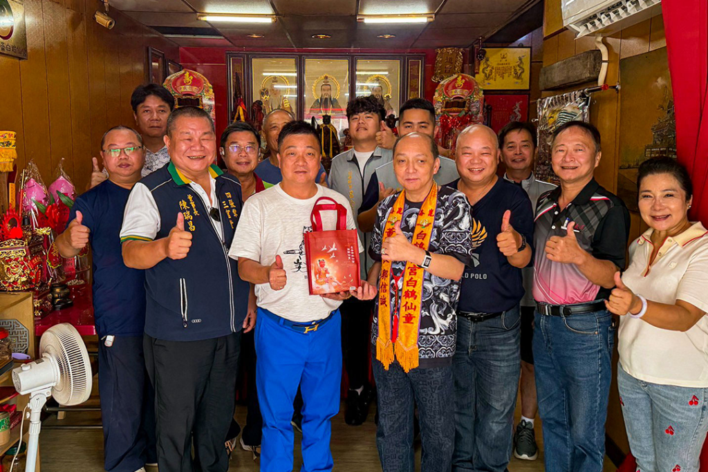 【崑崙白鶴仙宮 熱烈歡迎】📣⛩️ 熱烈歡迎竹北天后宮 林啟賢主委率領委員 12000X1333