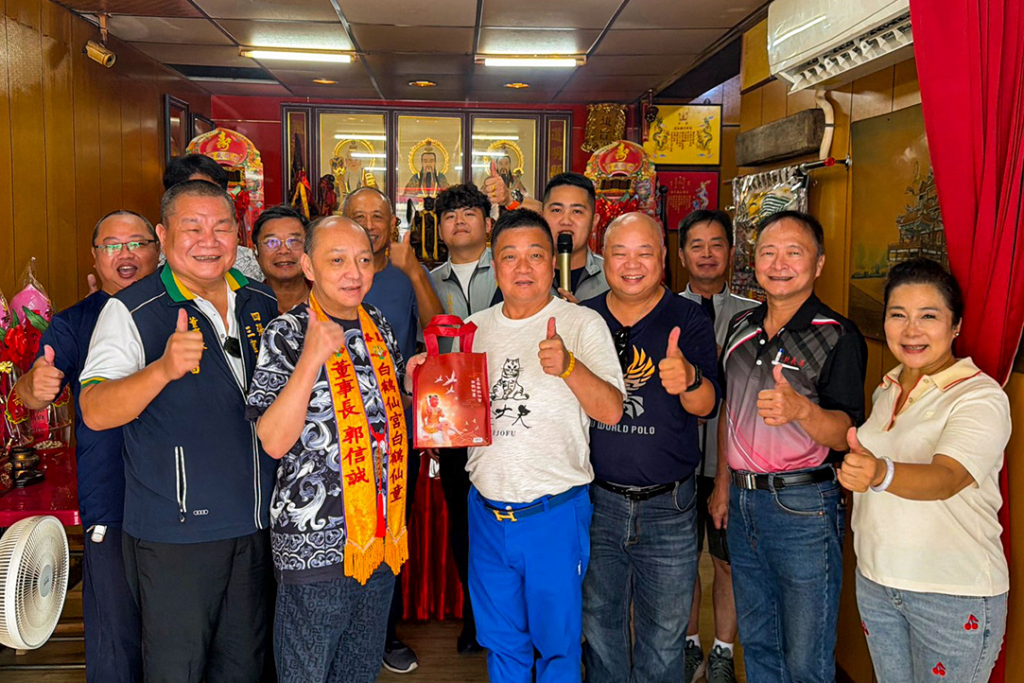 【崑崙白鶴仙宮 熱烈歡迎】📣⛩️ 熱烈歡迎竹北天后宮 林啟賢主委率領委員 22000X1333 2